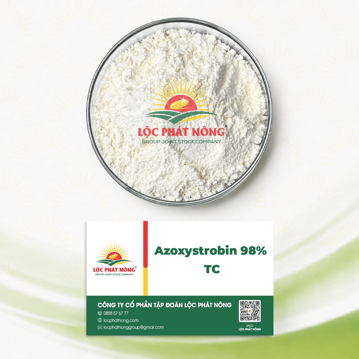 NGUYÊN LIỆU - THUỐC TRỪ BỆNH - AZOXYSTROBIN 98% TC