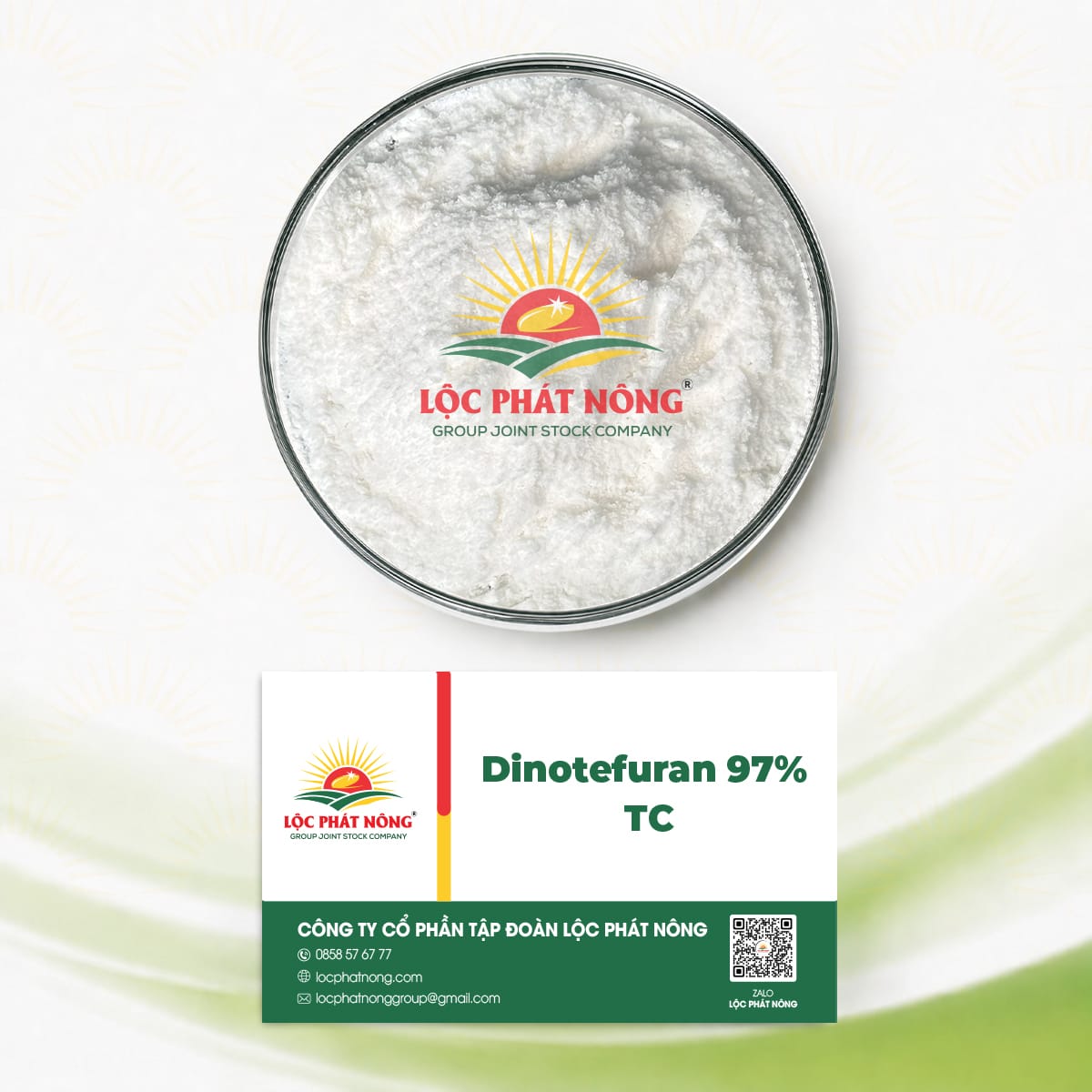 NGUYÊN LIỆU - THUỐC TRỪ SÂU - DINOTEFURAN 97% TC