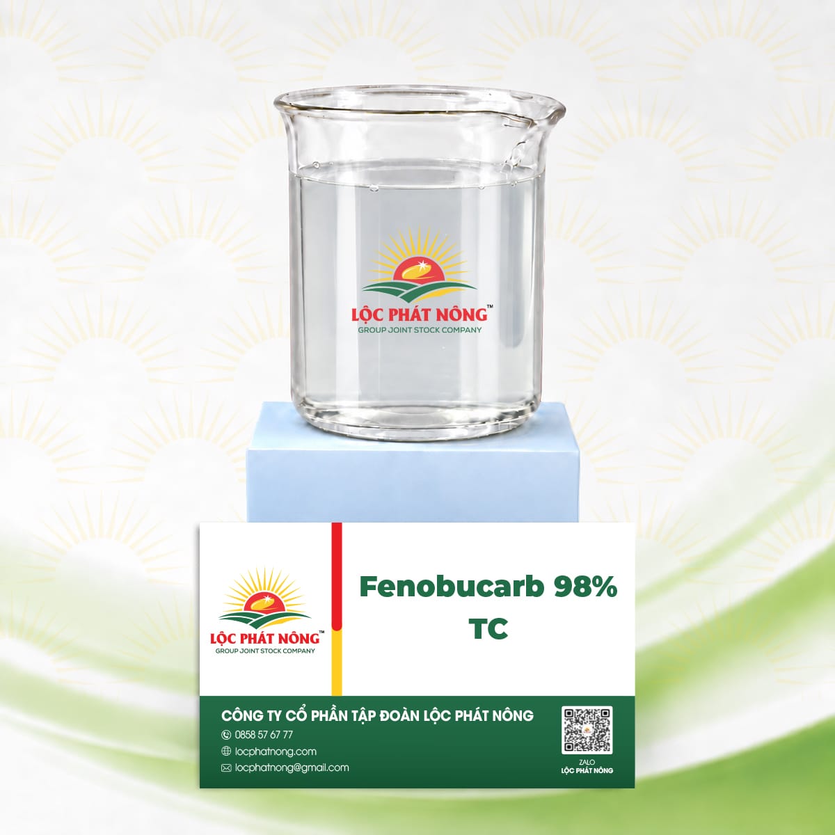 NGUYÊN LIỆU - THUỐC TRỪ SÂU - FENOBUCARB 98% TC
