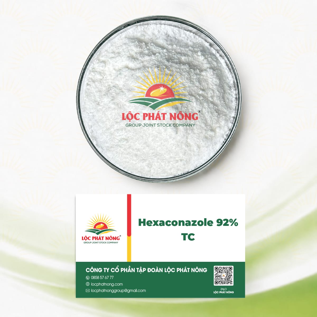 NGUYÊN LIỆU - THUỐC TRỪ BỆNH - HEXACONAZOLE 92% TC
