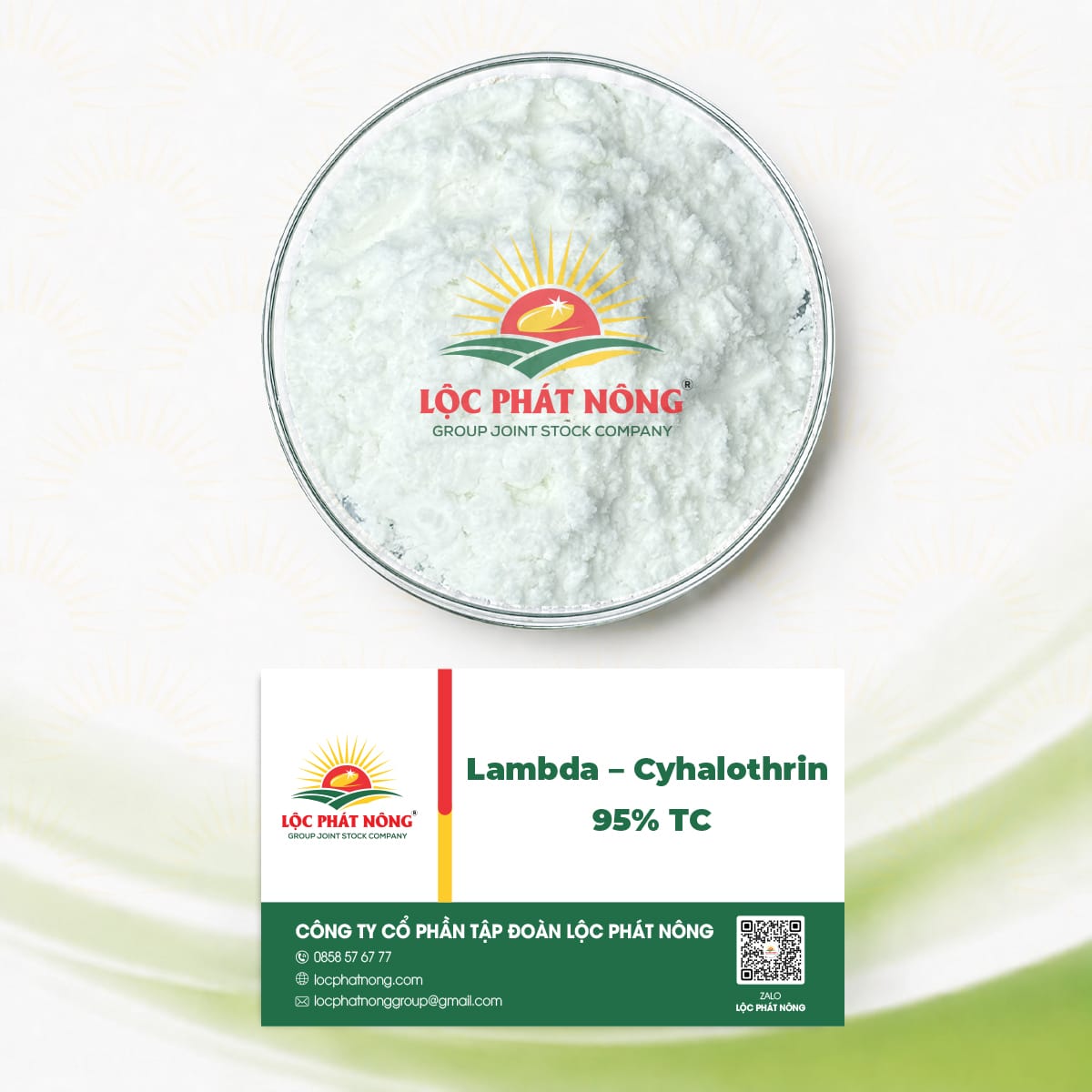 NGUYÊN LIỆU - THUỐC TRỪ SÂU - LAMBDA–CYHALOTHRIN 95% TC