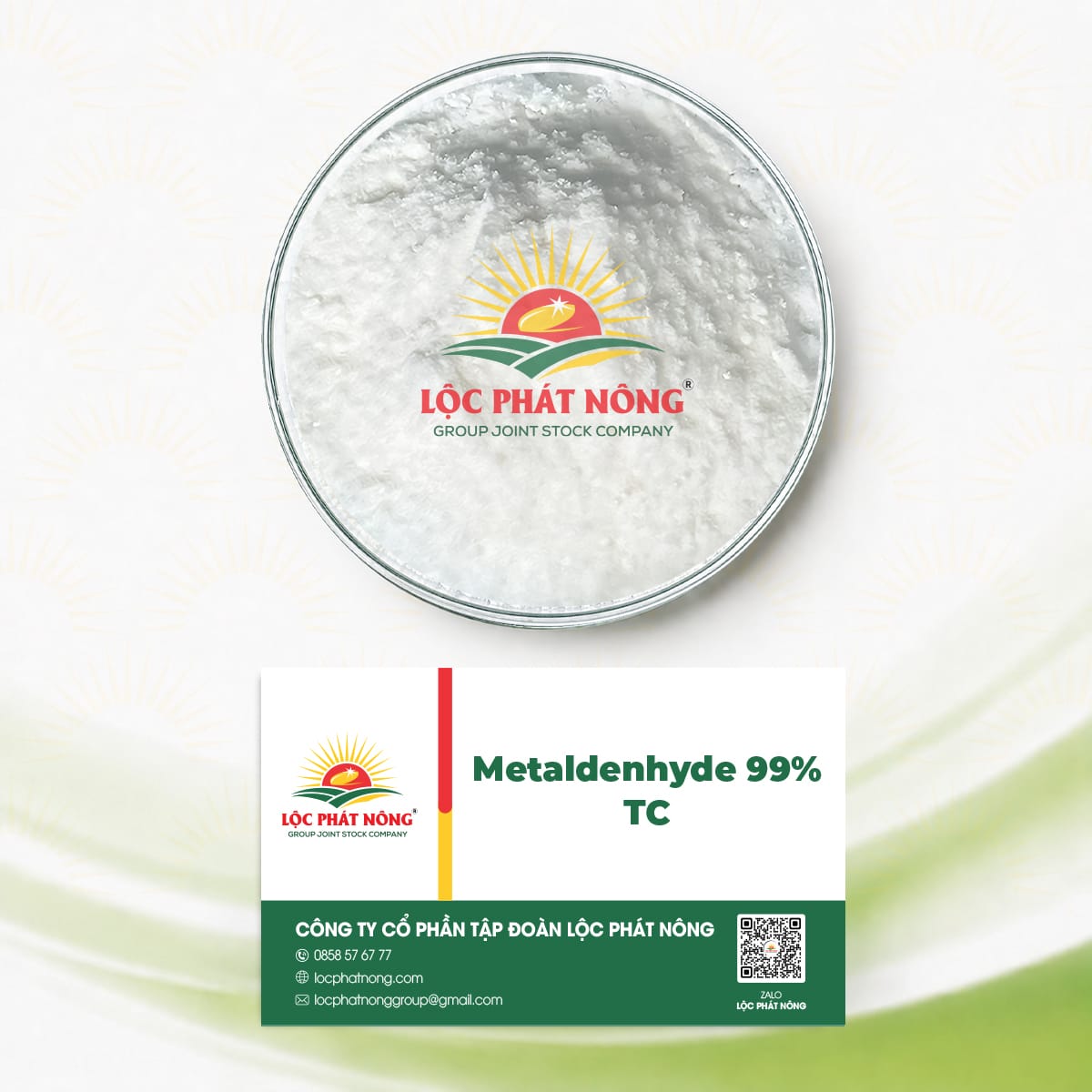 NGUYÊN LIỆU - THUỐC TRỪ ỐC - METALDEHYDE 99% TC