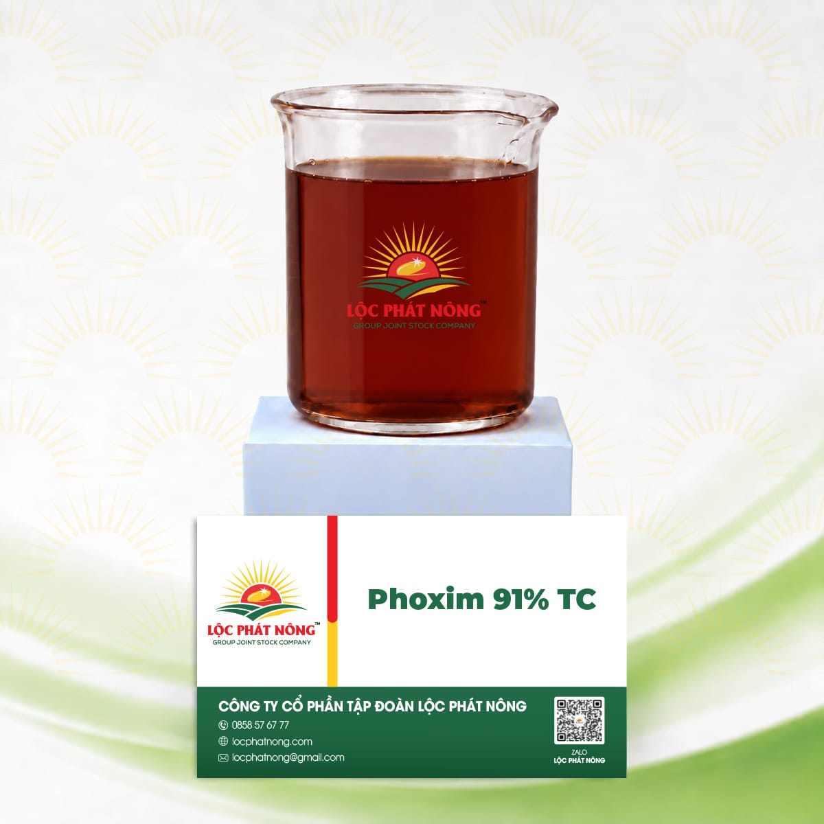 NGUYÊN LIỆU - THUỐC TRỪ SÂU - PHOXIM 91% TC