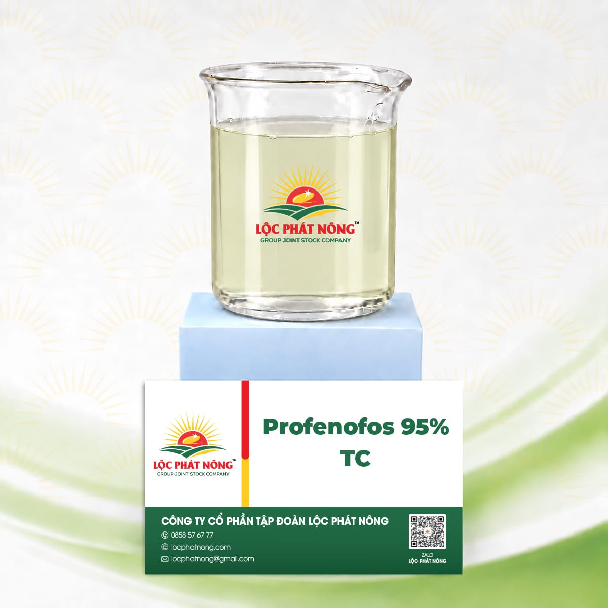 NGUYÊN LIỆU - THUỐC TRỪ SÂU - PROFENOFOS 95% TC