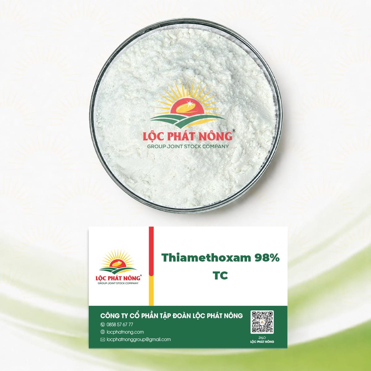 NGUYÊN LIỆU - THUỐC TRỪ SÂU - THIAMETHOXAM 98% TC