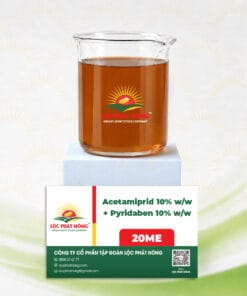 THUỐC TRỪ SÂU - ACETAMIPRID 10% + PYRIDABEN 10% (20ME)