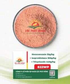 THUỐC TRỪ BỆNH - HEXACONAZOLE 32g/kg + ISOPROTHIOLANE 350g/kg + TRICYCLAZOLE 440g/kg (822WP)
